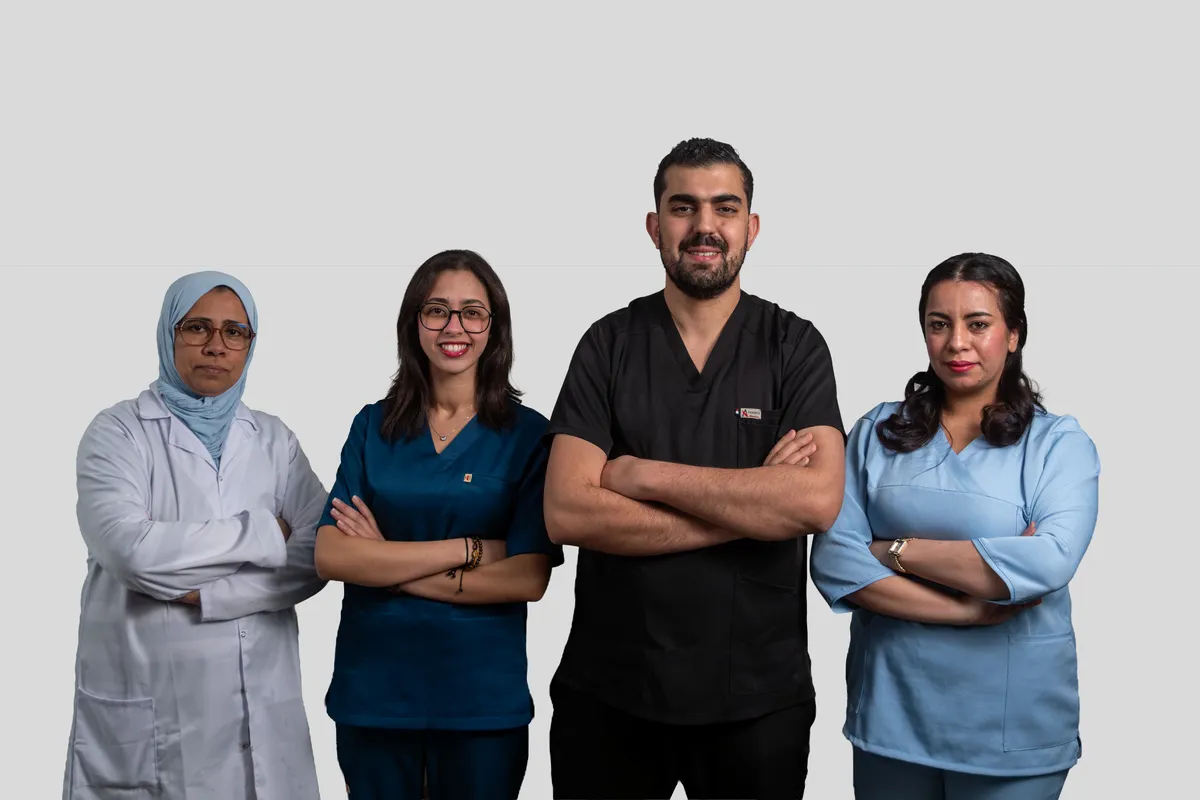 L'équipe du cabinet de kinésithérapie de Temara